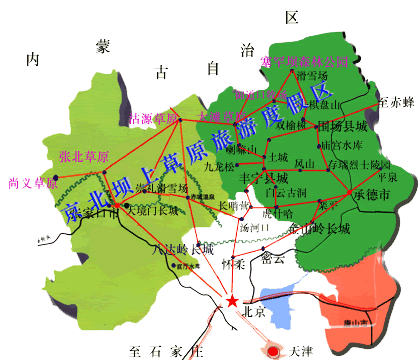 京北坝上草原旅游度假区总图